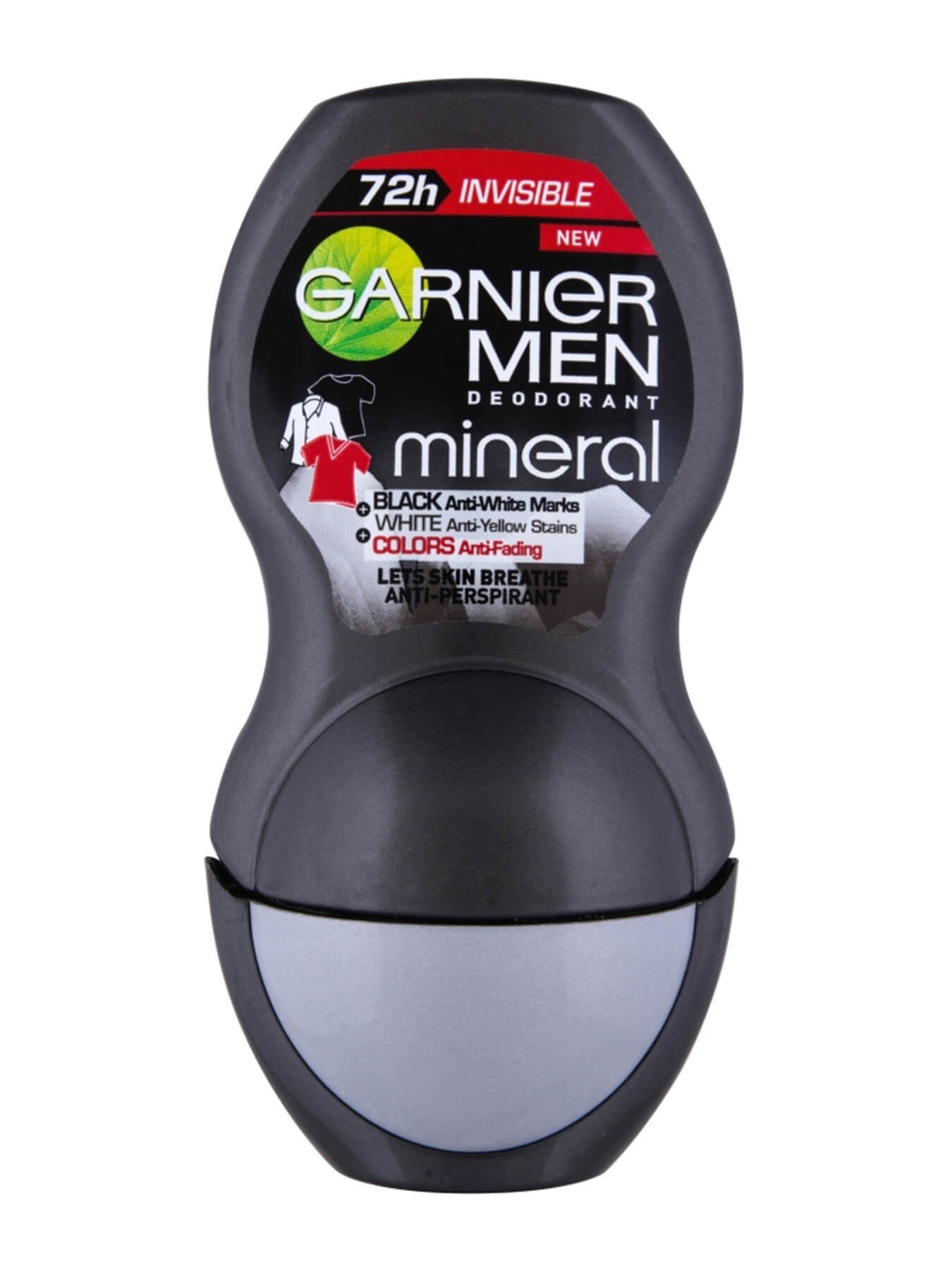 Garnier Mineral Deo Men Invisible Black, White & Colors Roll-on
